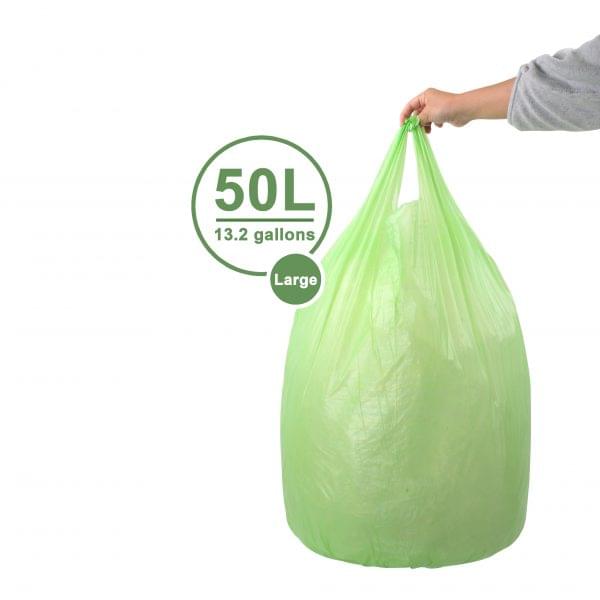 Eco basics biodegradable bags large