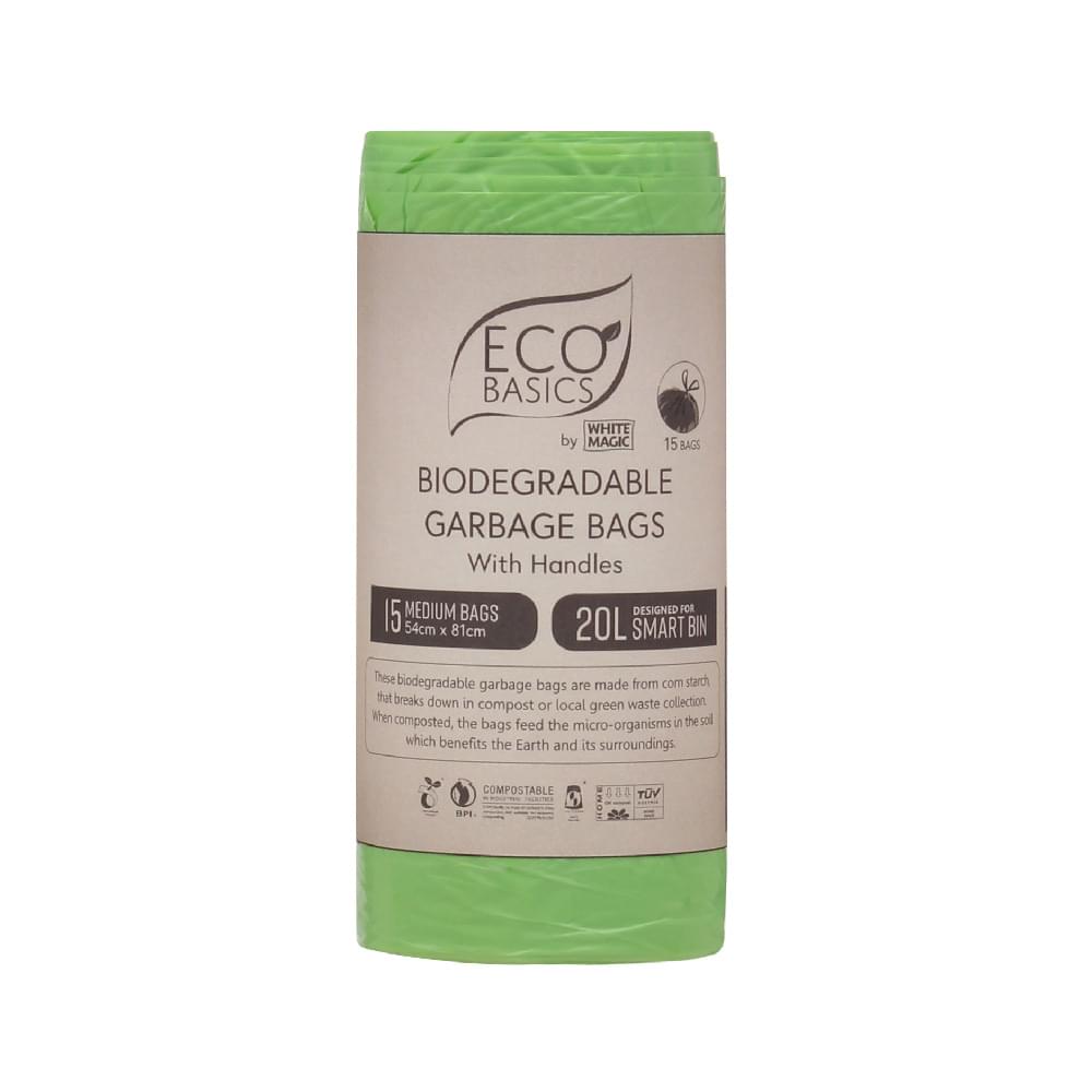 Eco basics biodegradable bags medium