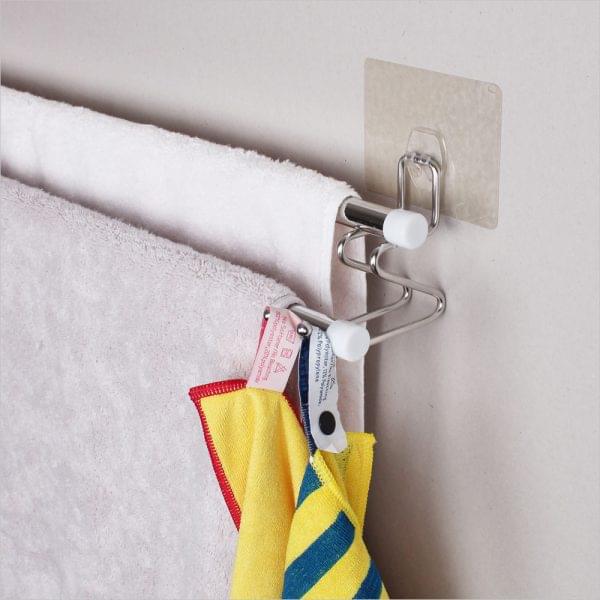 i-hook Double Towel Rail